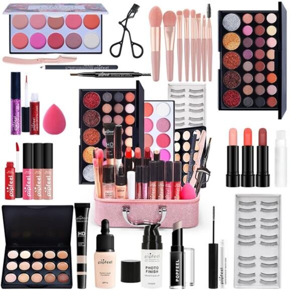 All-in-One Holiday Gift Surprise Makeup Set Essential Starter Bundle